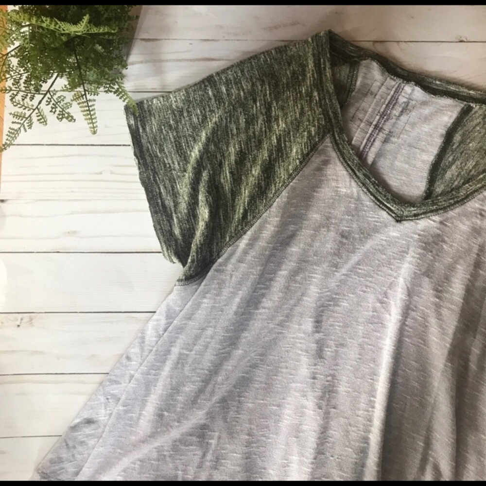 Free People “We The Free” Lavender Baseball Tee